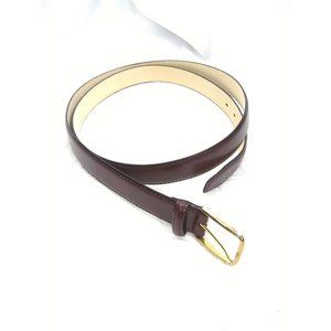 Glove Leather Cashmere Cowhide Lined size  54/135 Dark Brown Belt USA made Mens